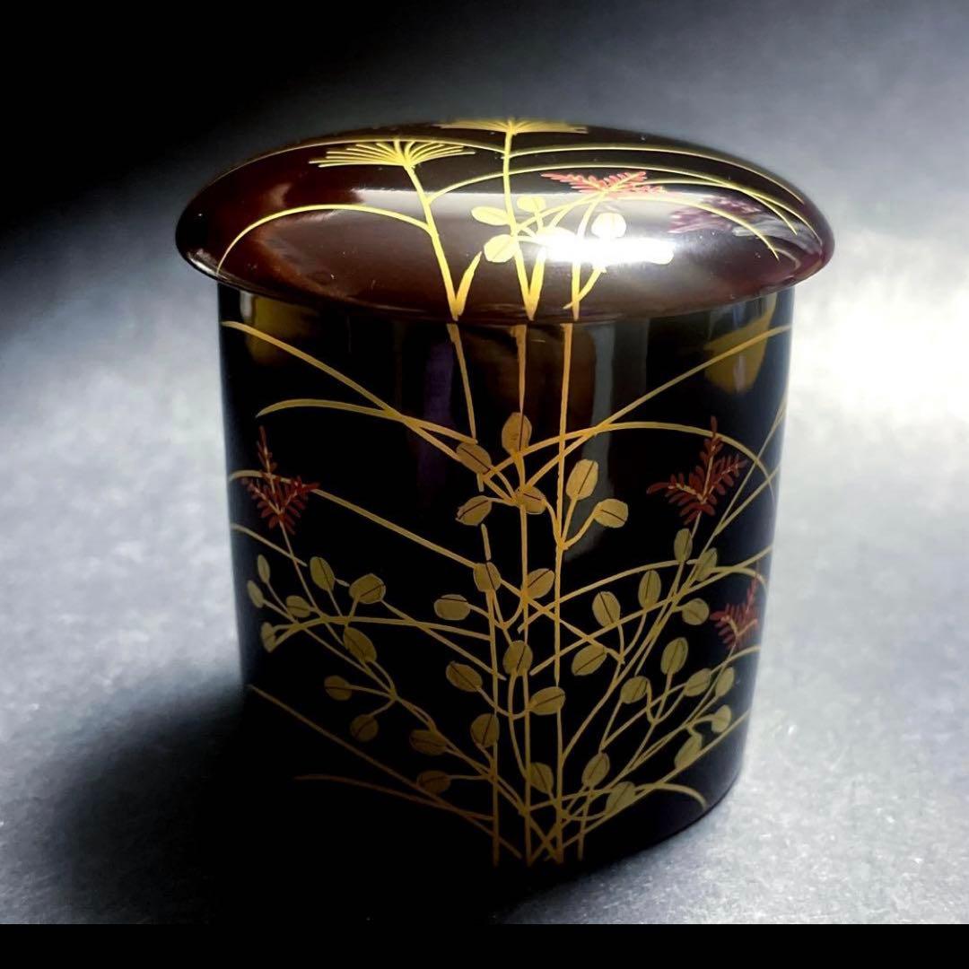 茶道具 中村湖彩作【四季棗】の「夏」と「秋」