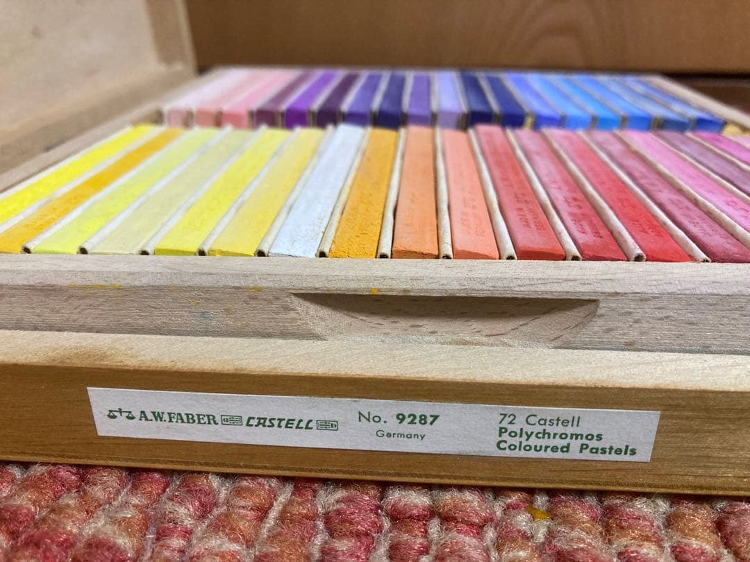FABER CASTELL パステル72色木箱1960’s‼️