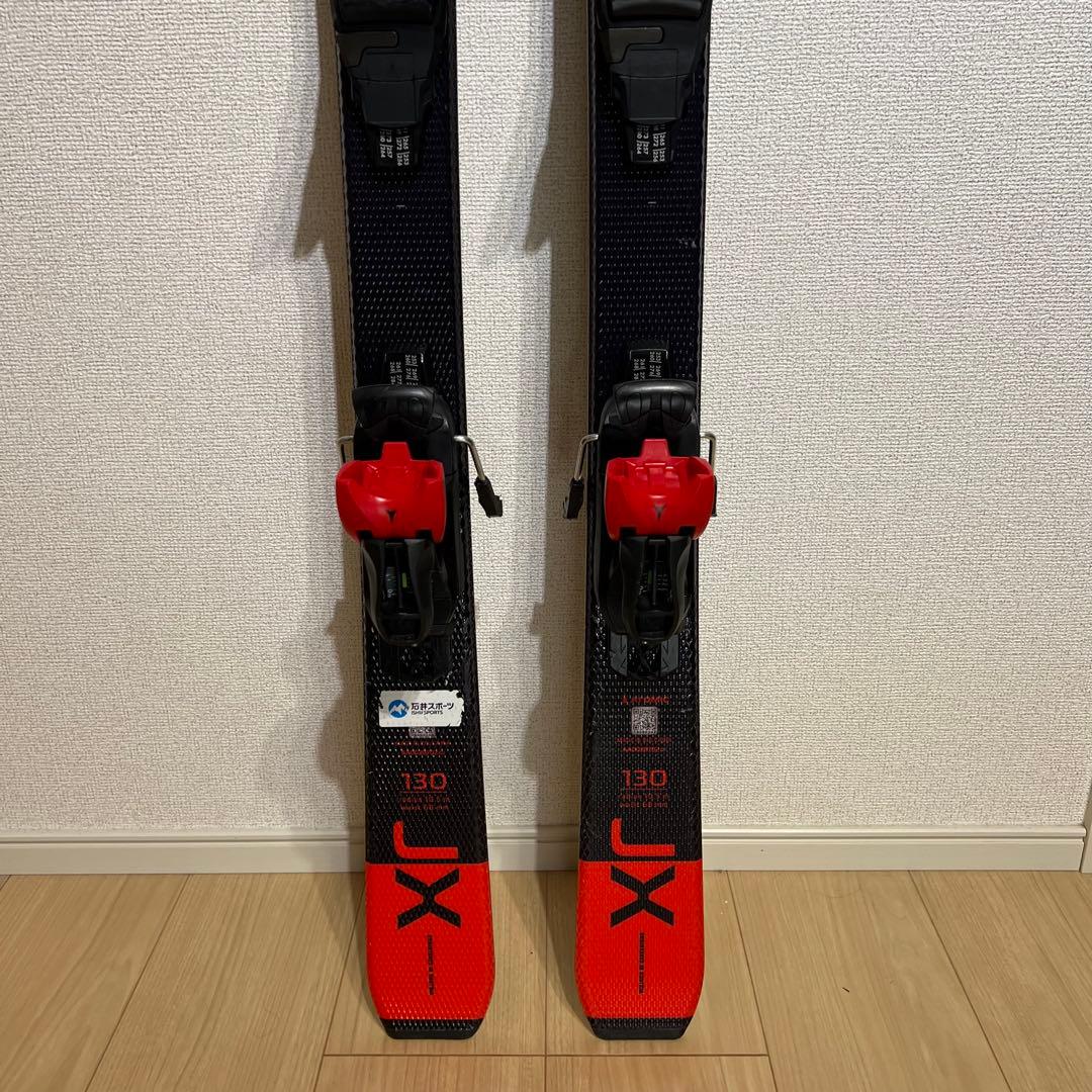 アトミック REDSTER JX 130cm キッズ スキー板 ストック 美品