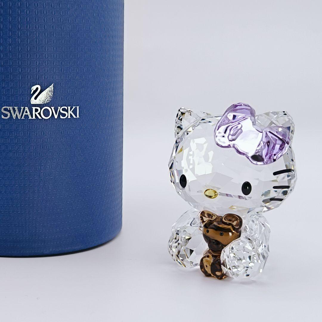 【箱付き】Swarovski クリスタル ハローキティ ベア 希少廃盤品