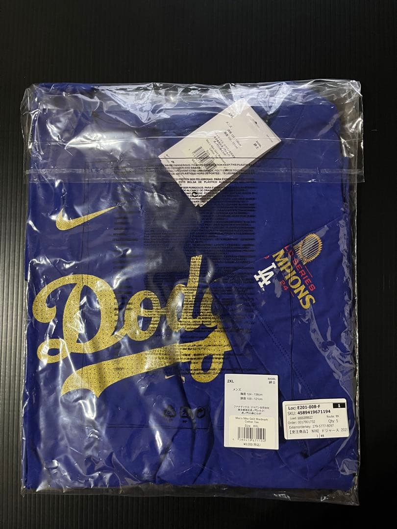 ドジャース ゴールドコレクション 2024年 ワールドシリーズ 優勝 Tシャツ