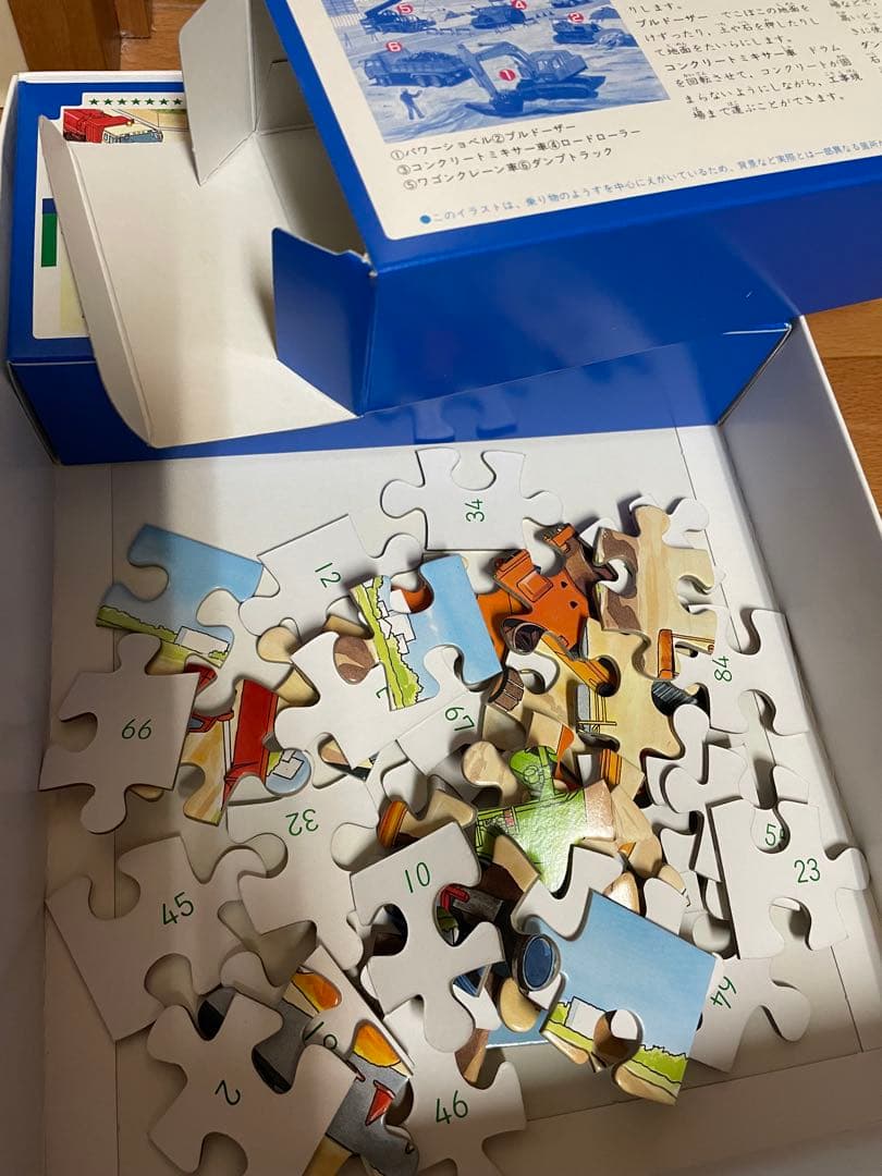 くもん式ジグソーパズル はたらく自動車 D