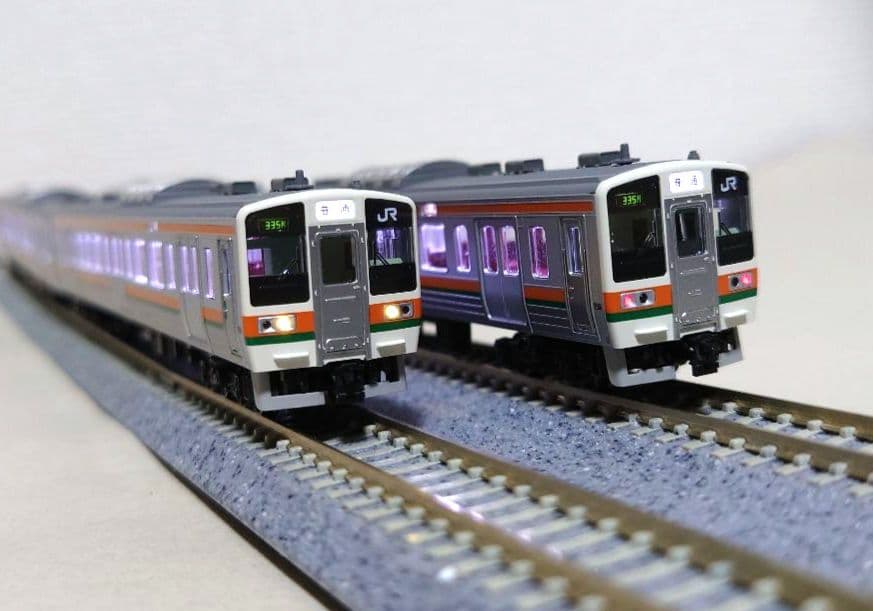 KATO　10-1848 211系10両セットA＆B 加工品　室内灯付
