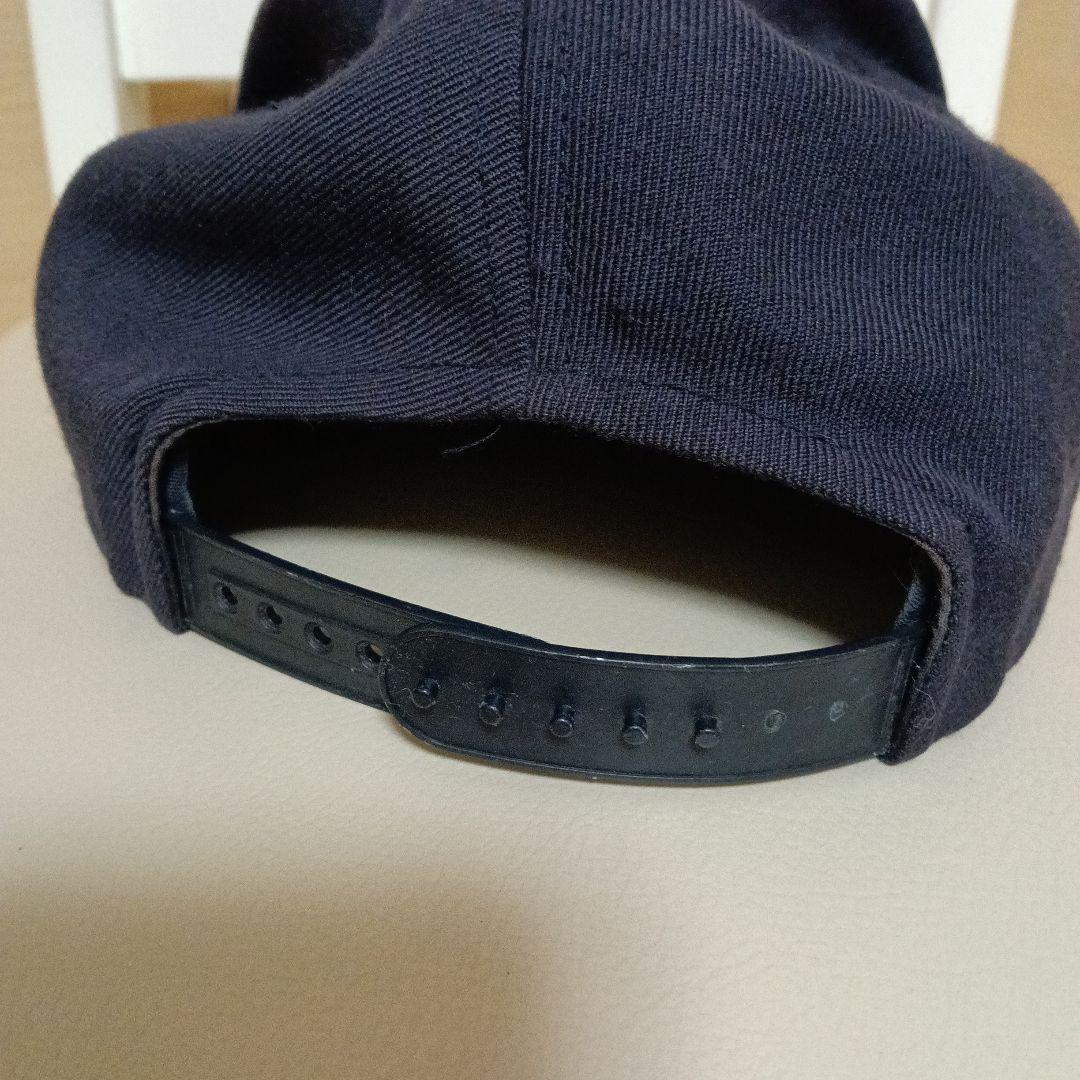 Negicco　刺繍ロゴ スナップバックキャップ　NegiCap ネイビー