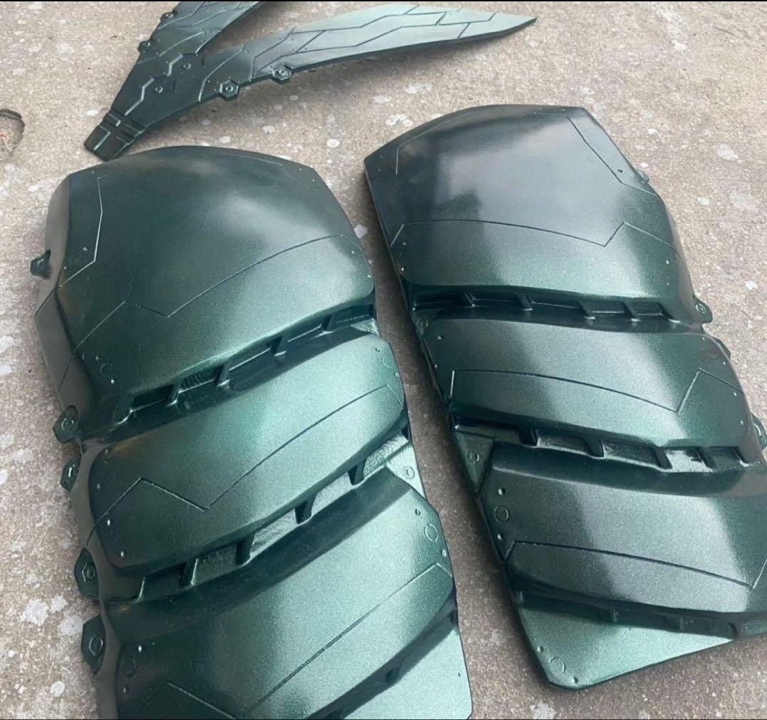 仮面ライダー アーマーパーツ ダークグリーン コスプレ 1/1 特撮ヒーロー