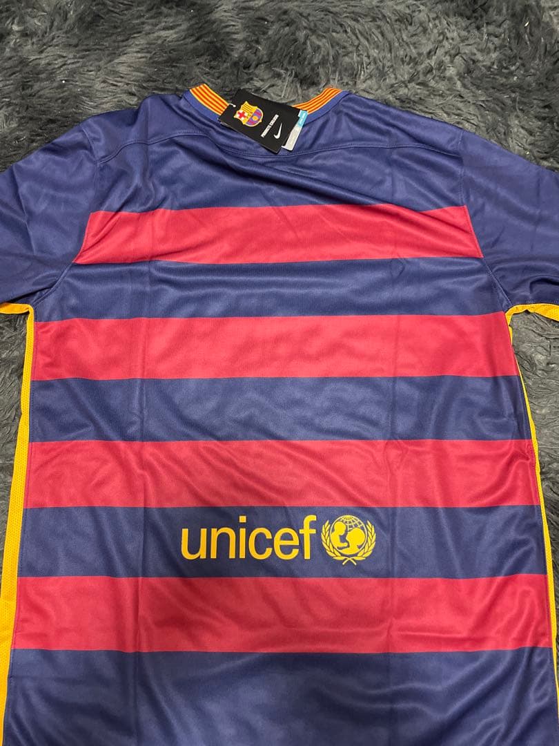 NIKE ナイキ　バルセロナ　バルサ　サッカー　ユニフォーム　シャツ 2015