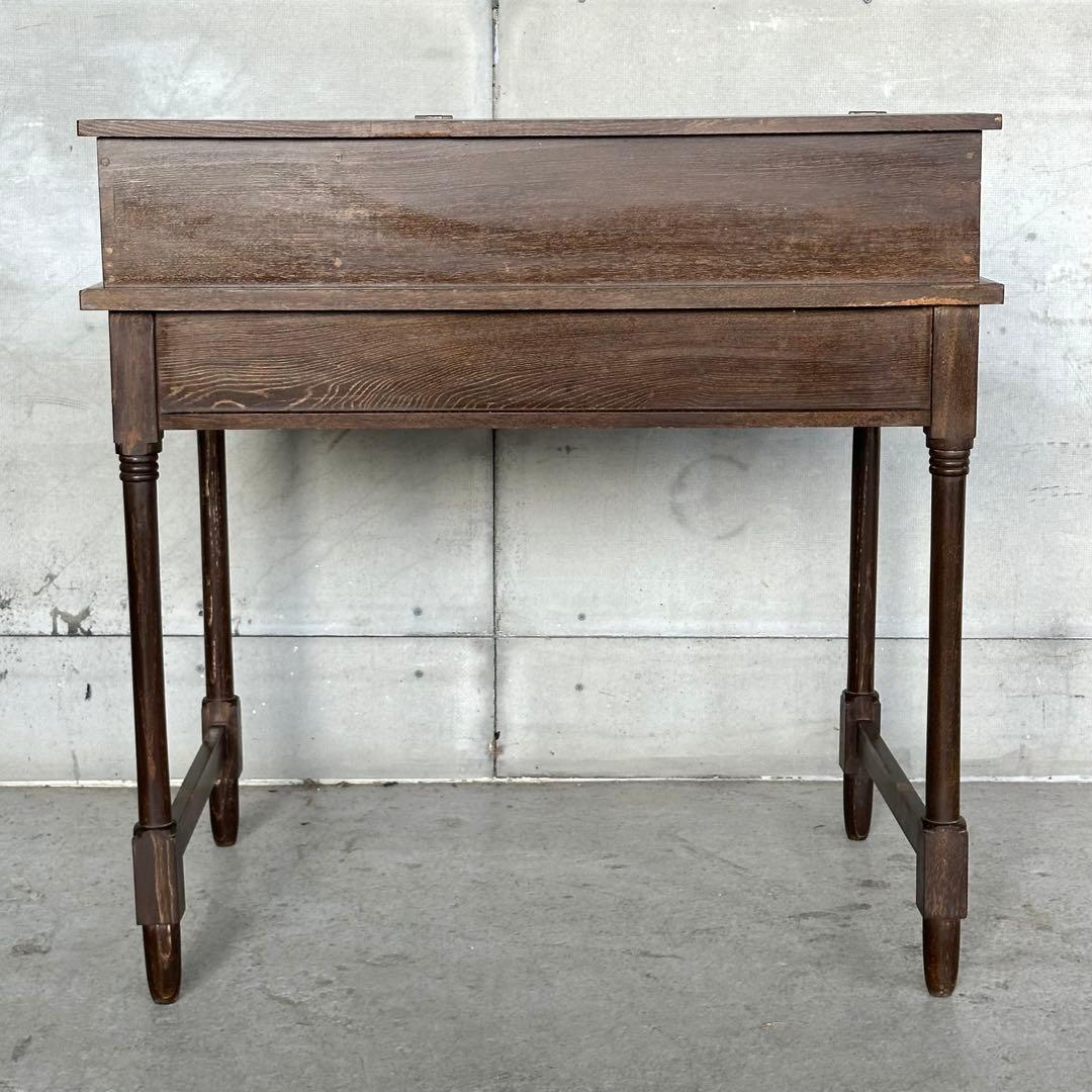 ✦昭和レトロ✦ アンティーク 製図机 ドラフティングデスク 木製 ライティング