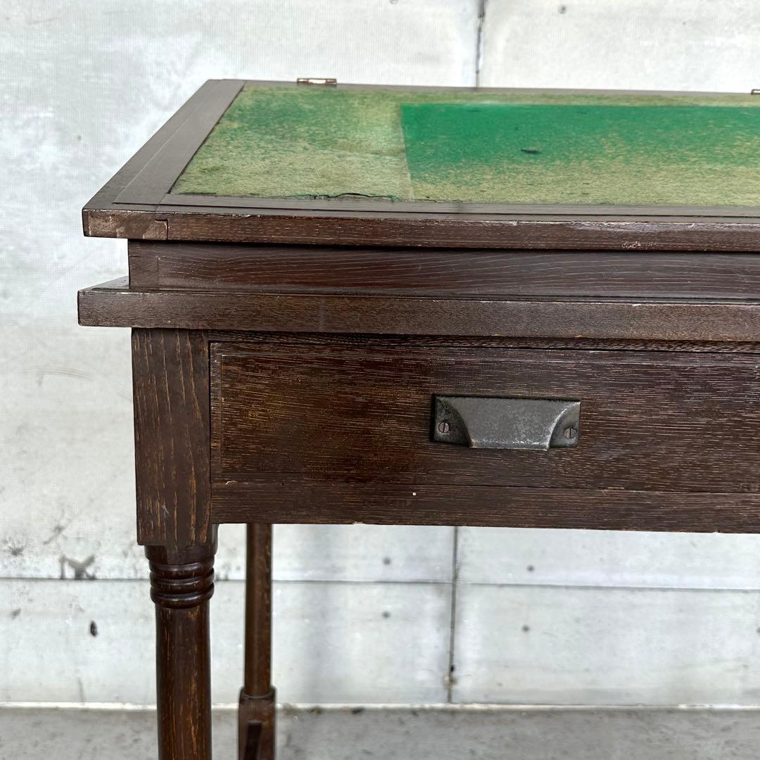 ✦昭和レトロ✦ アンティーク 製図机 ドラフティングデスク 木製 ライティング