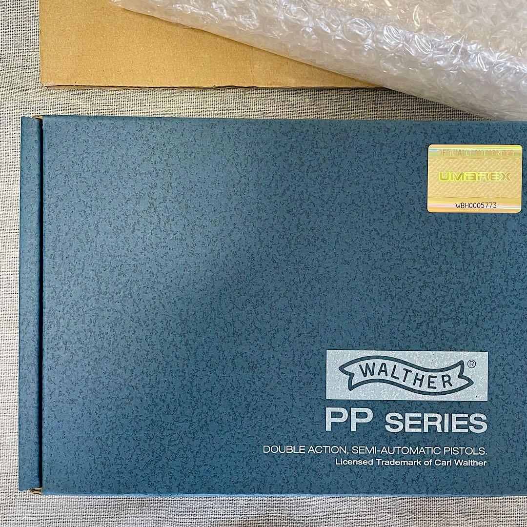 【完全新品・未開封】マルゼン ワルサーPPK ブローバック ブラック 最新ロット