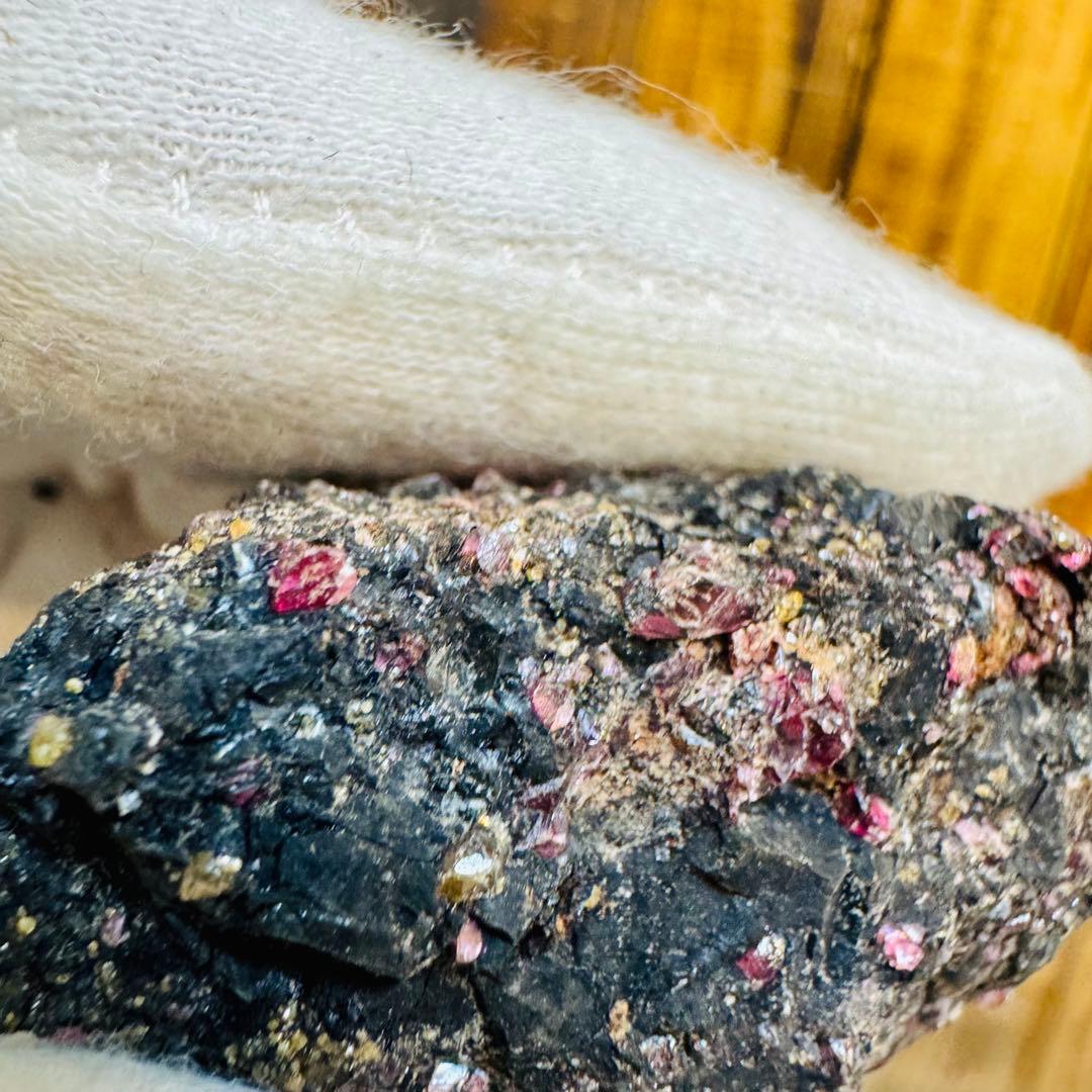 国産鉱物 パイロクスマンガン 愛知 ハイグレード クラスター