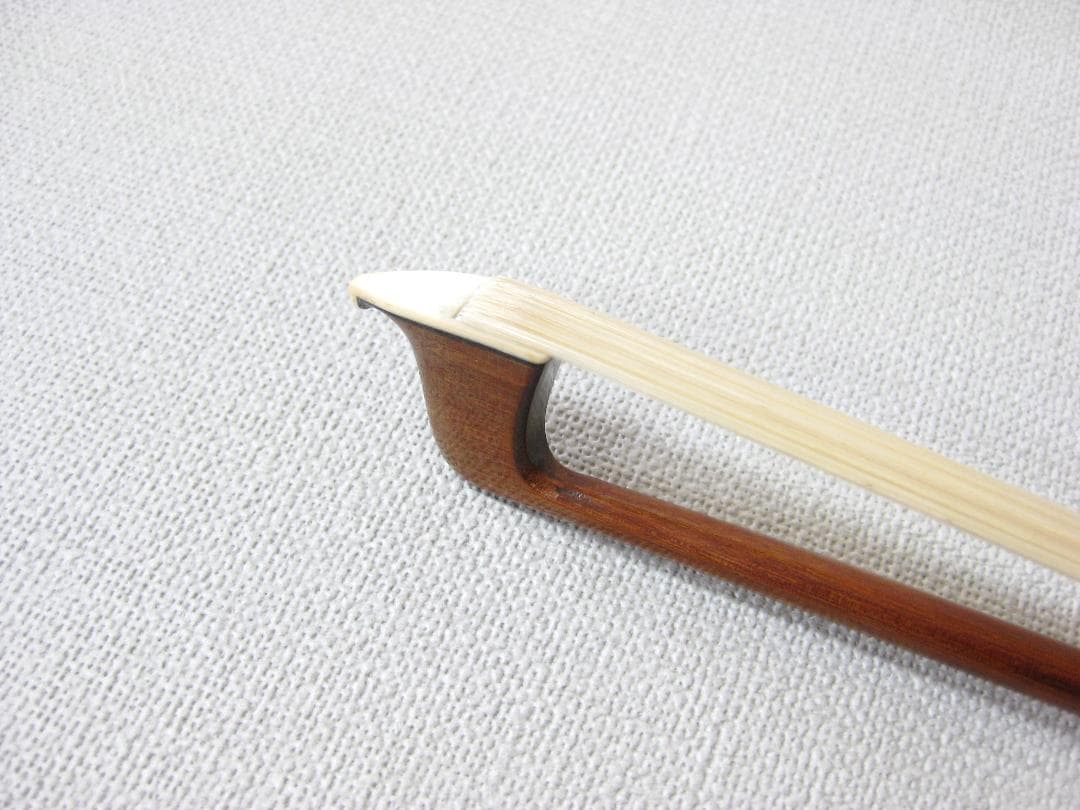 【上級分数弓3/4】 サルトリーモデル バイオリン弓 フェルナンブコ・銀黒檀