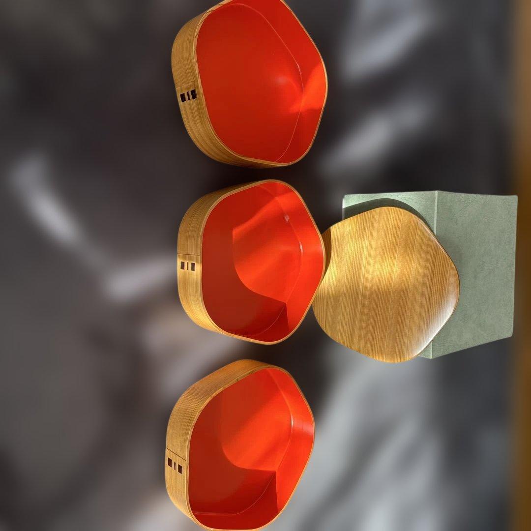 曲げわっぱ 梅花3段重