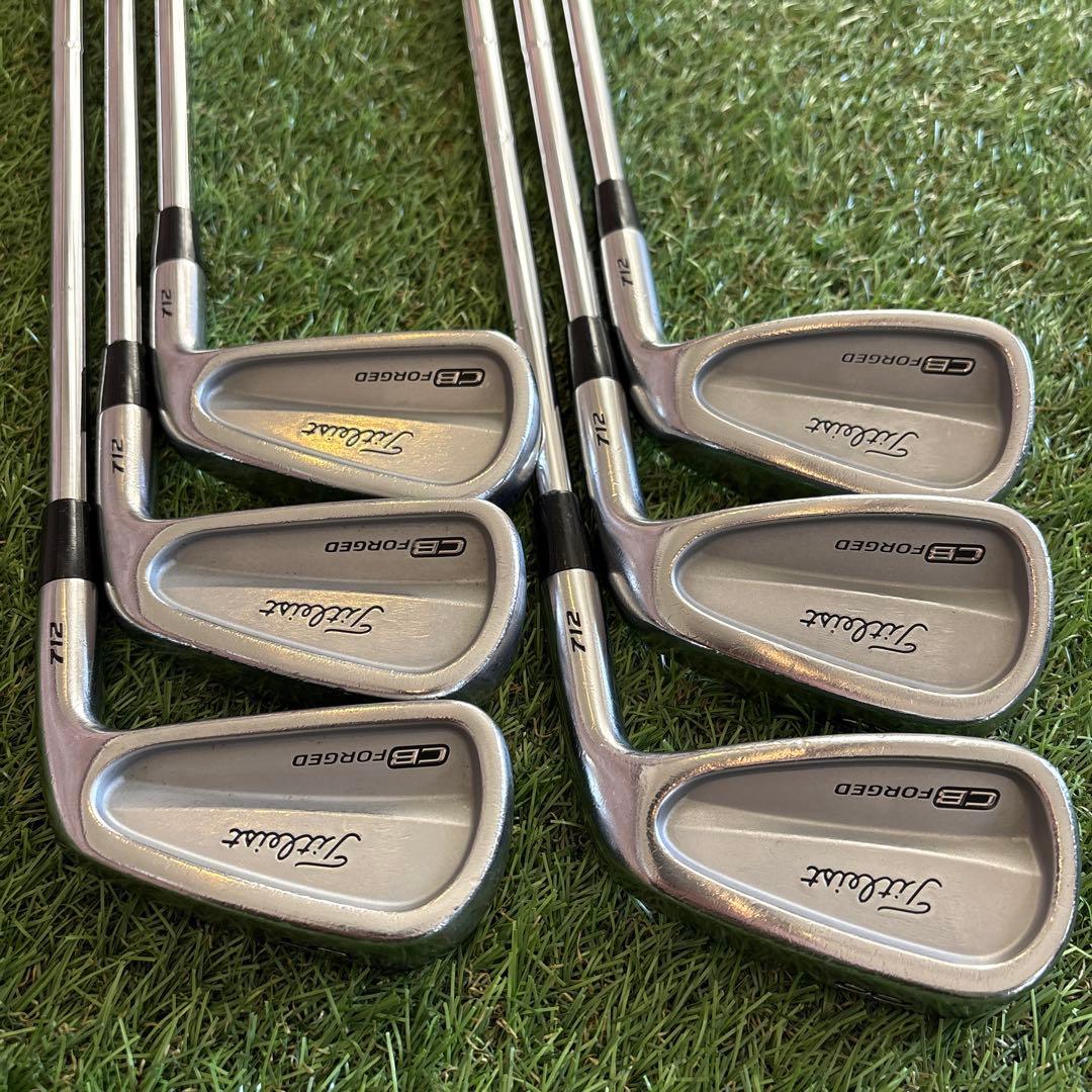 ‼️タイトリスト 712CB ダイミックゴールド ツアーイシュー X100 6本‼️