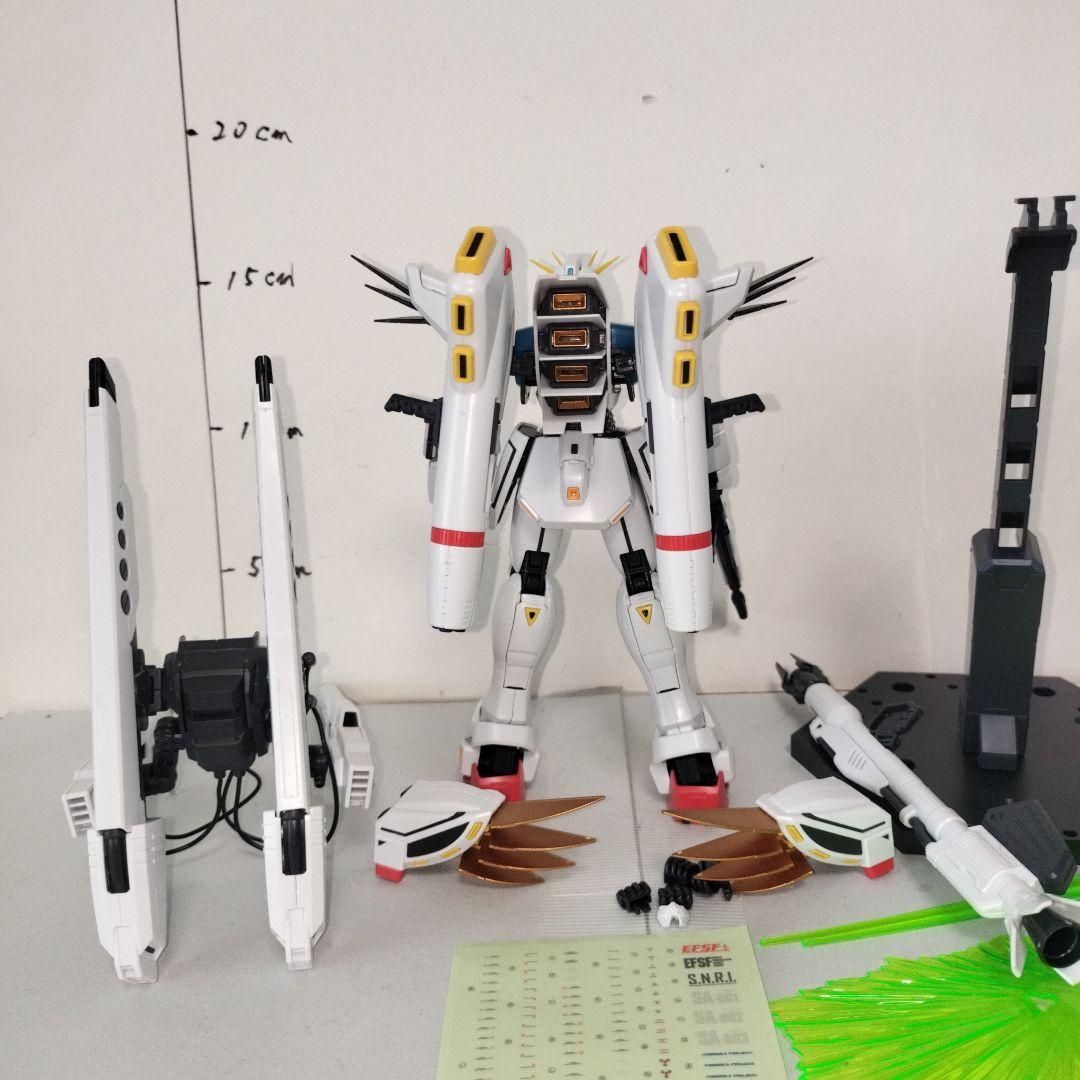 MG1/100 ガンダムF91ver2.0 完成品ガンプラ バックキャノン装着型