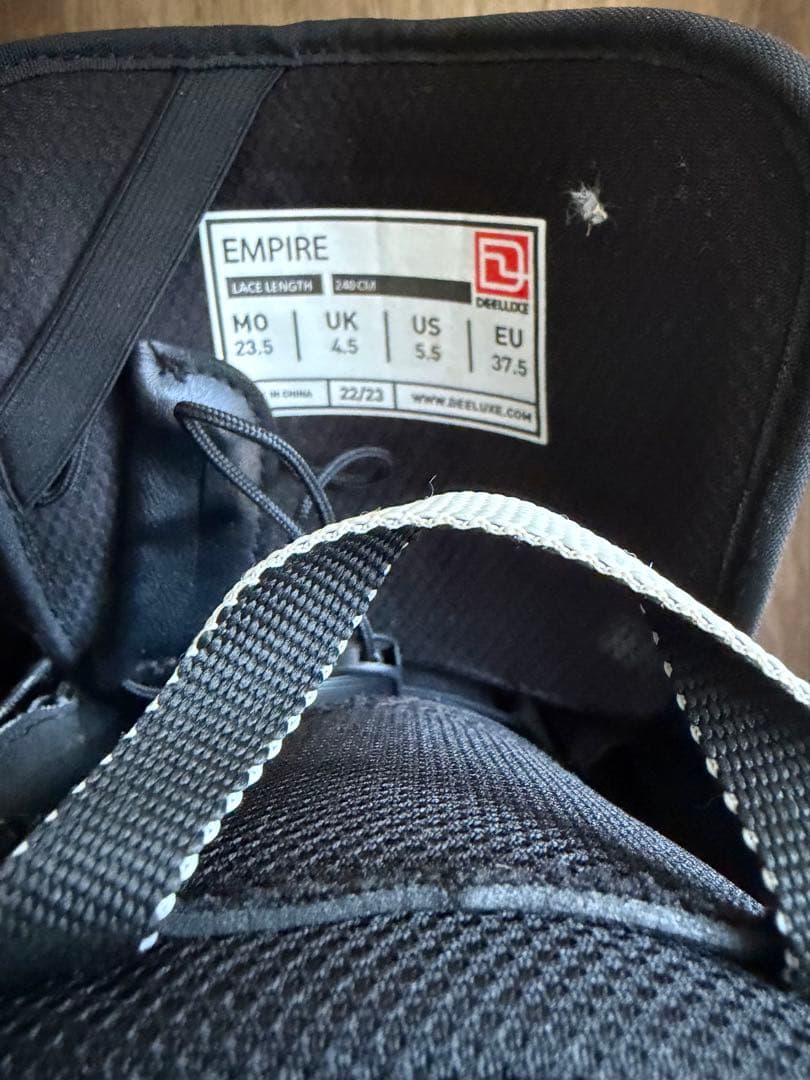 22-23 DEELUXE EMPIRE ブラック 23.5