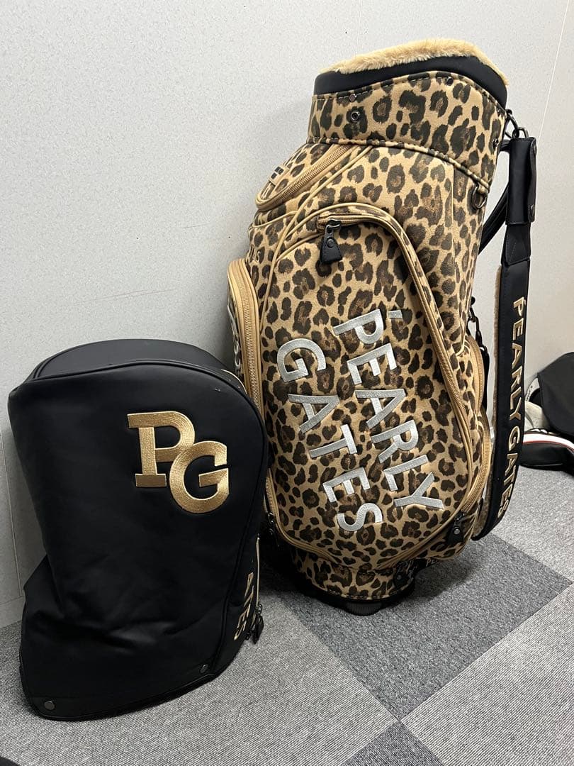 超希少 パーリーゲイツ ヒョウ柄 キャディバッグ レオパード