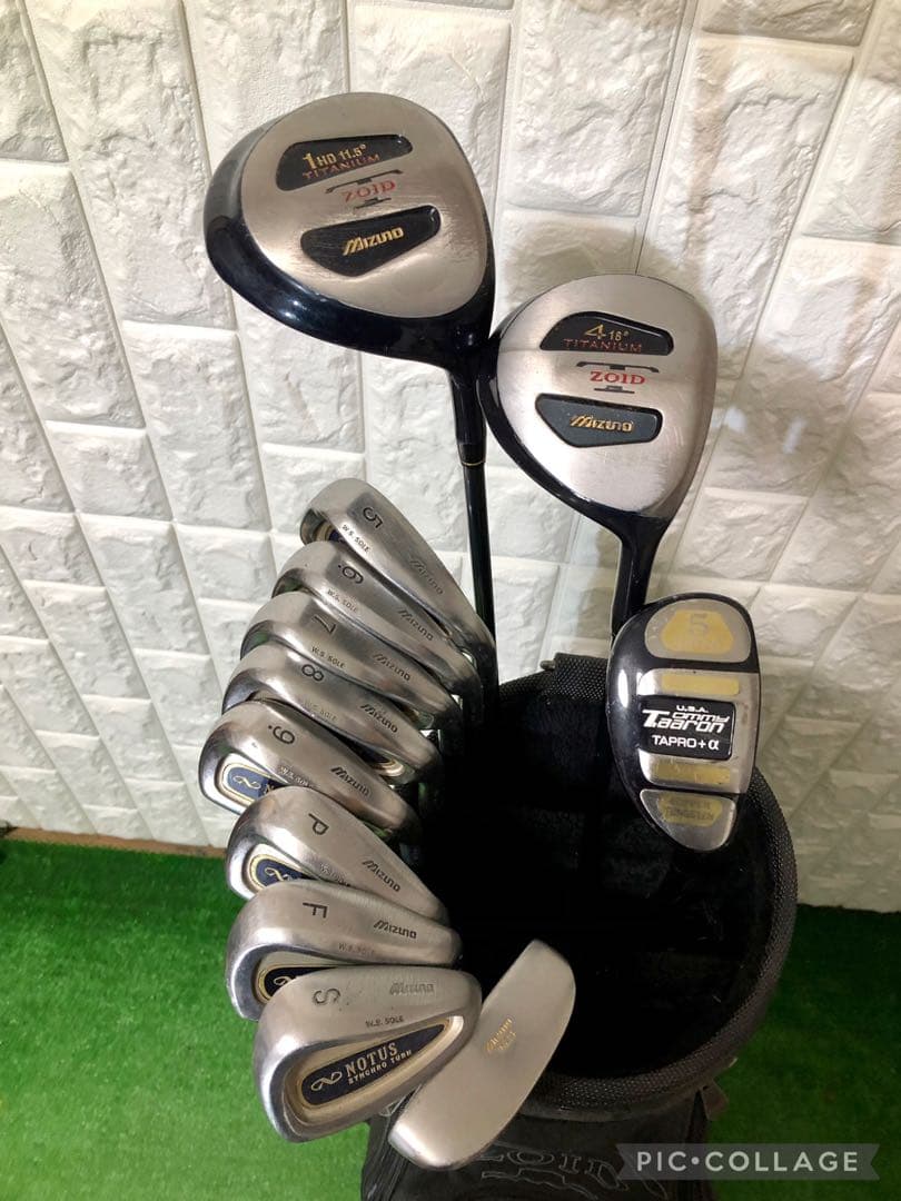 初心者おすすめ☆メンズ ゴルフクラブセット☆ミズノ☆キャディバッグ付