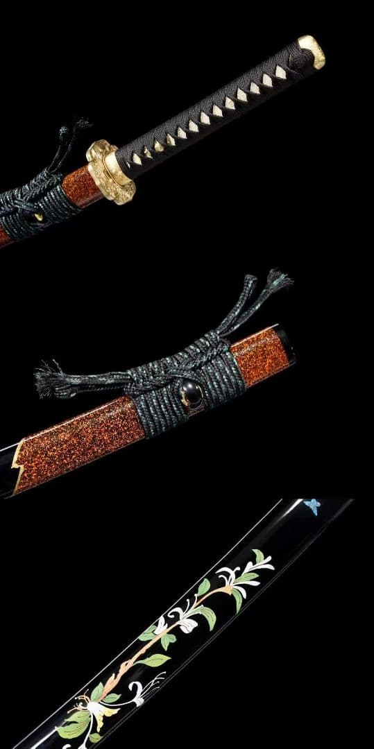 【蝶の影】古兵器 刀装具 日本刀　模造刀 居合刀 武士道 鑑賞用 美術刀 贈り物