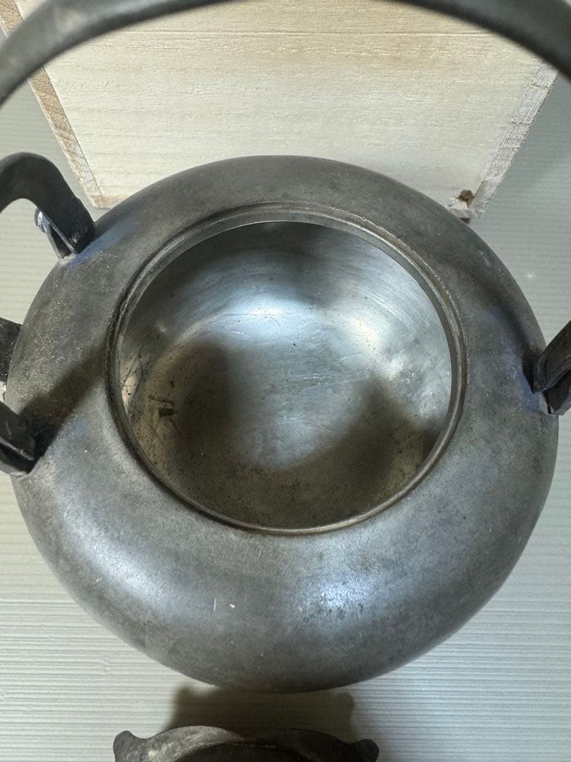 2263 錫製　柿型　銚子