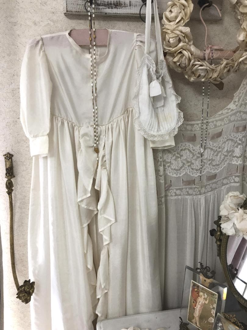 フランスアンティーク　コミュニオン　ドレス　初聖体 ハンガー付き