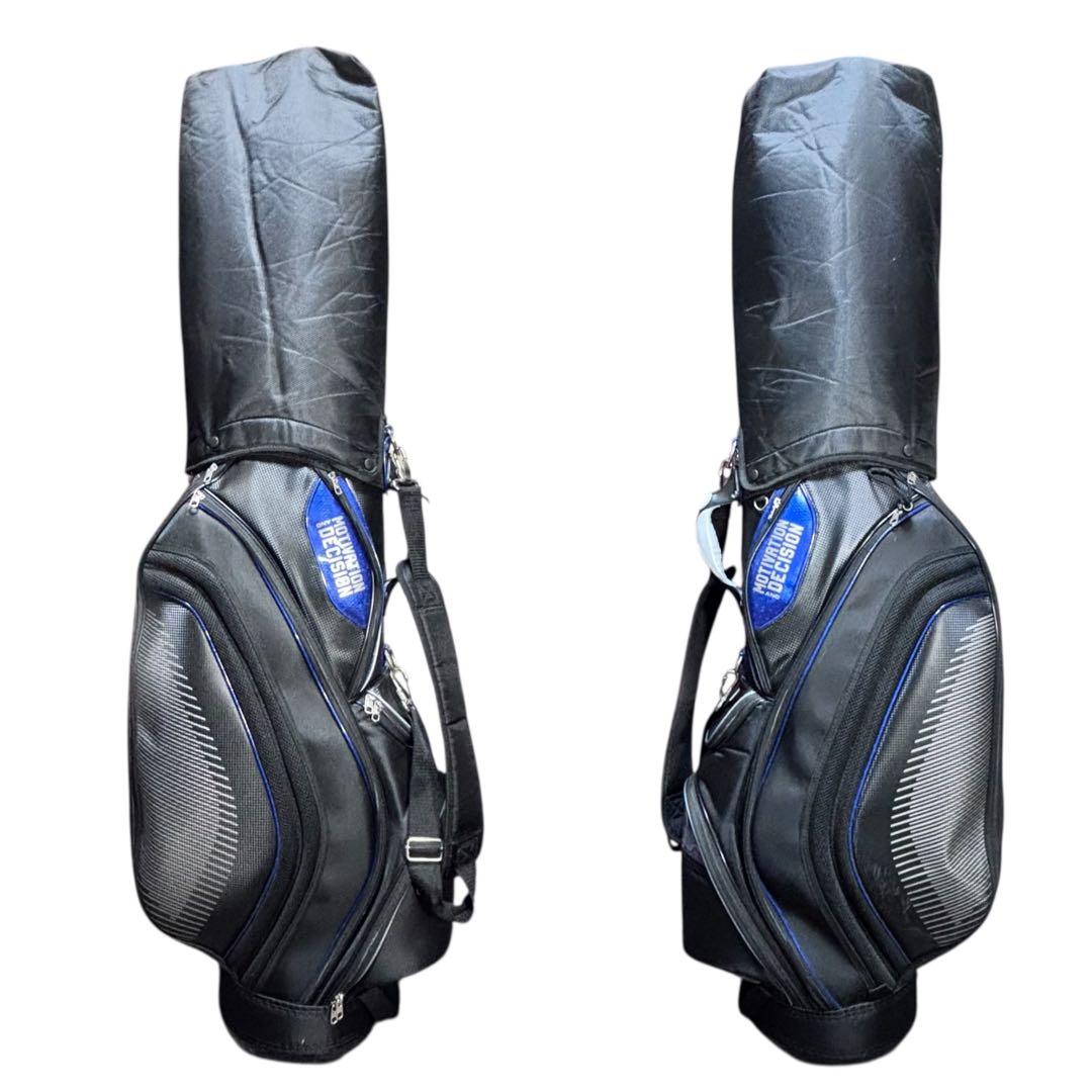 キャディバッグ MOTIVATION AND DECISION ブラック 9.5