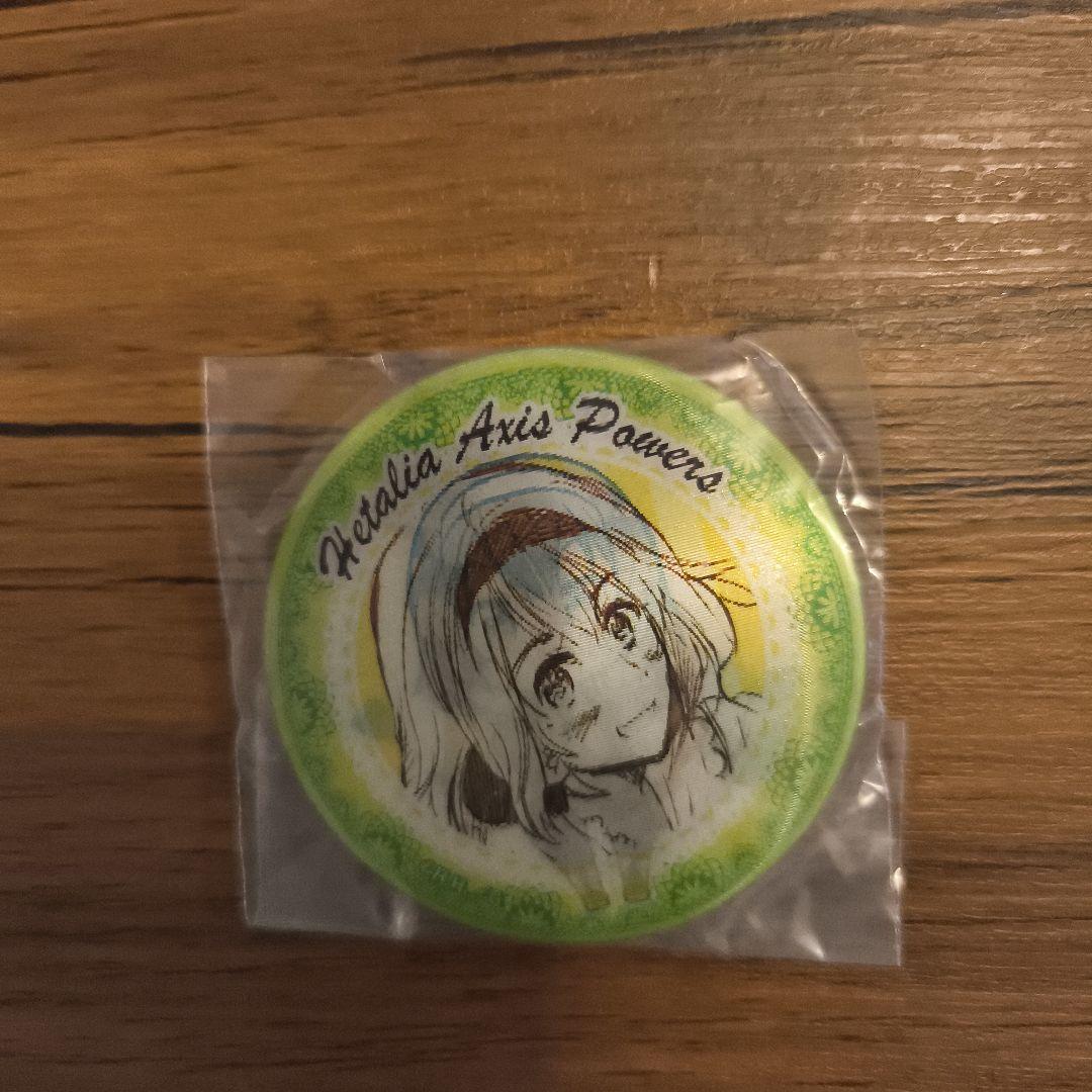 ヘタリア　チェンジング缶バッジ　ベルギー　女の子だらけだよっ！