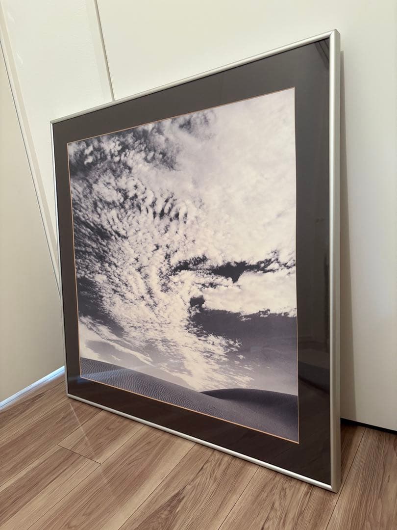 Allposters モノクロ 写真 額付き 73cm×73cm インテリア