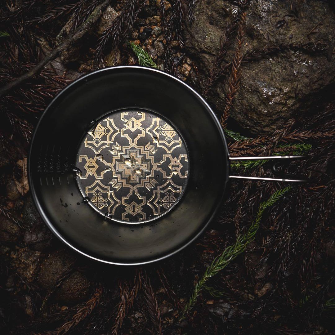 old mountain「ブラックシェラカップ」2点セット