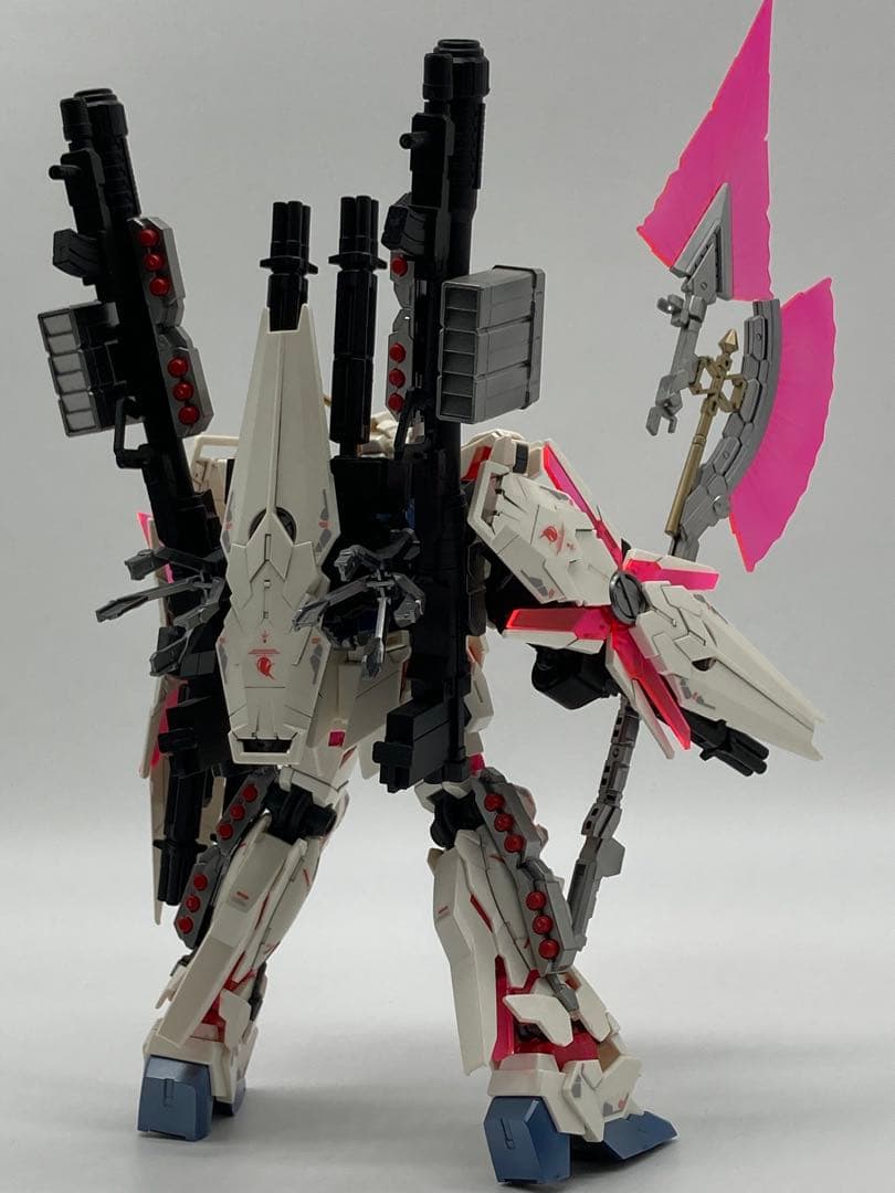 【塗装済み完成品】HGフルアーマーユニコーンガンダム(パール+蛍光塗装)