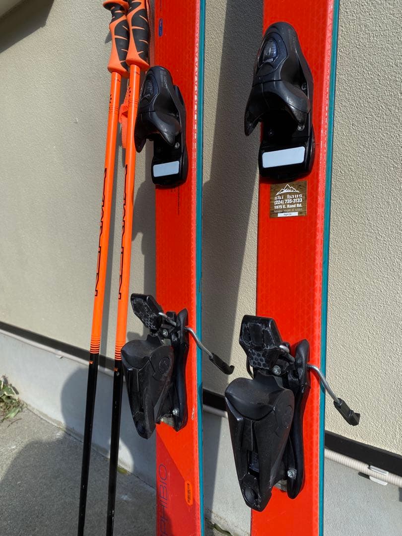 Elan amphibio 84Tiスキー板 170cm、Kermaポール付き