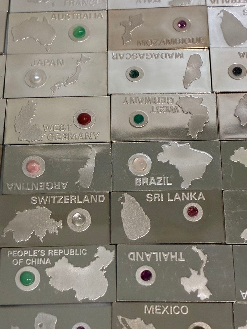 ★銀製品★世界の宝石 ★ミニチュアコレクション★シルバー925★約184g