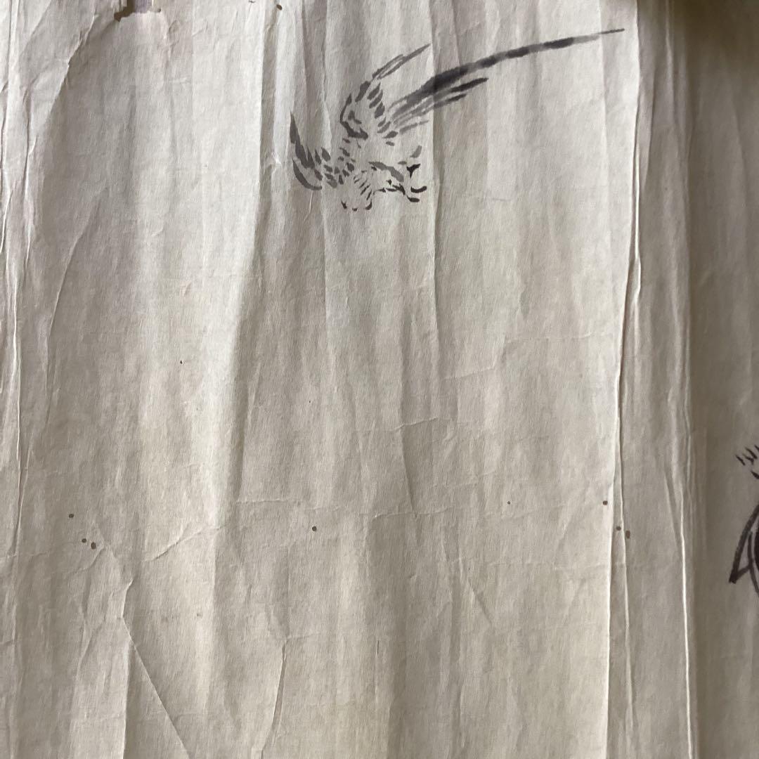 池大雅　　紙本　捲り　三筆　【　竹林賢人　寿老人　人物図　】　水墨画真作保証