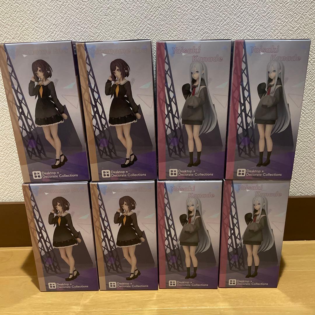 プロジェクトセカイ　東雲絵名×4 宵崎奏×4 フィギュア8体セット