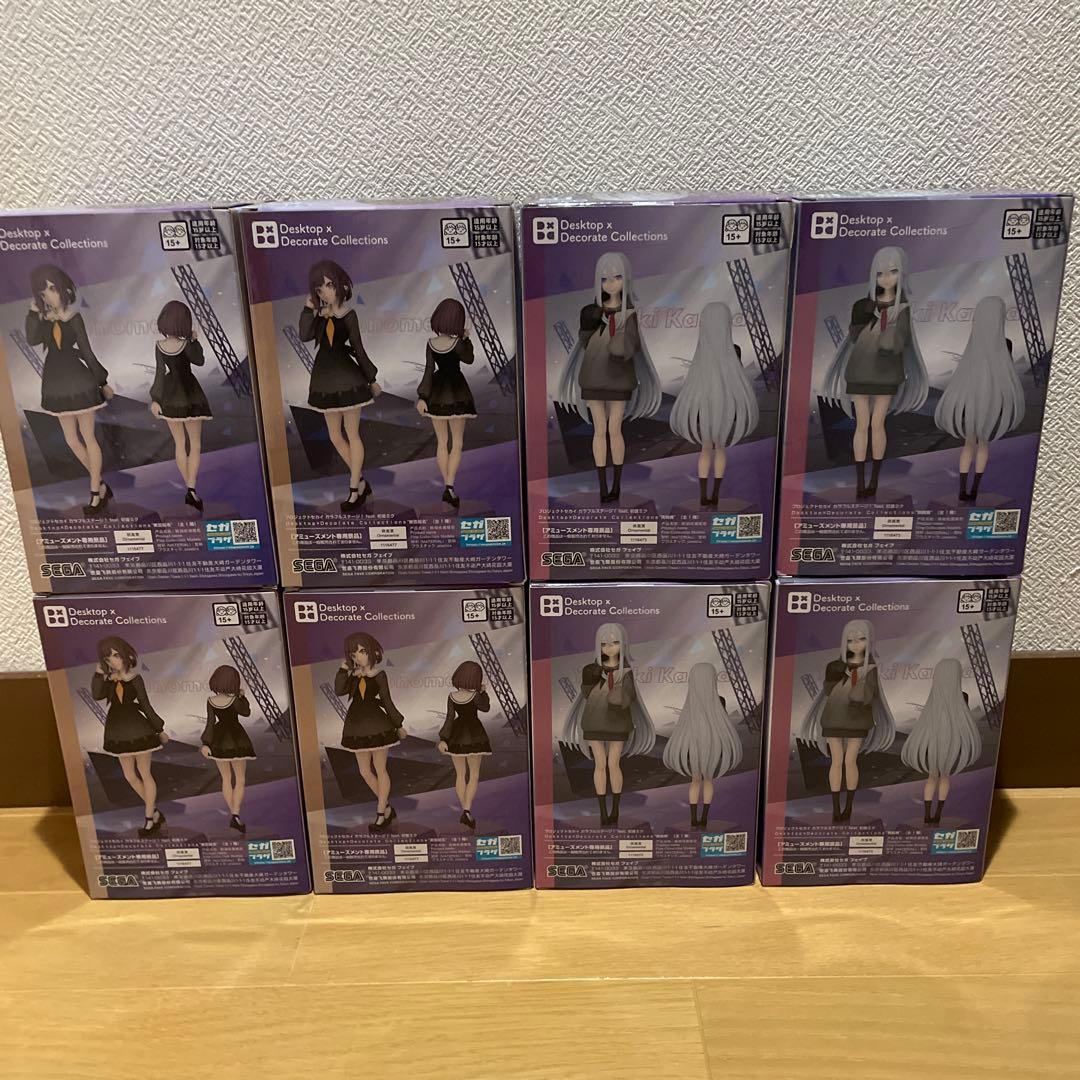 プロジェクトセカイ　東雲絵名×4 宵崎奏×4 フィギュア8体セット