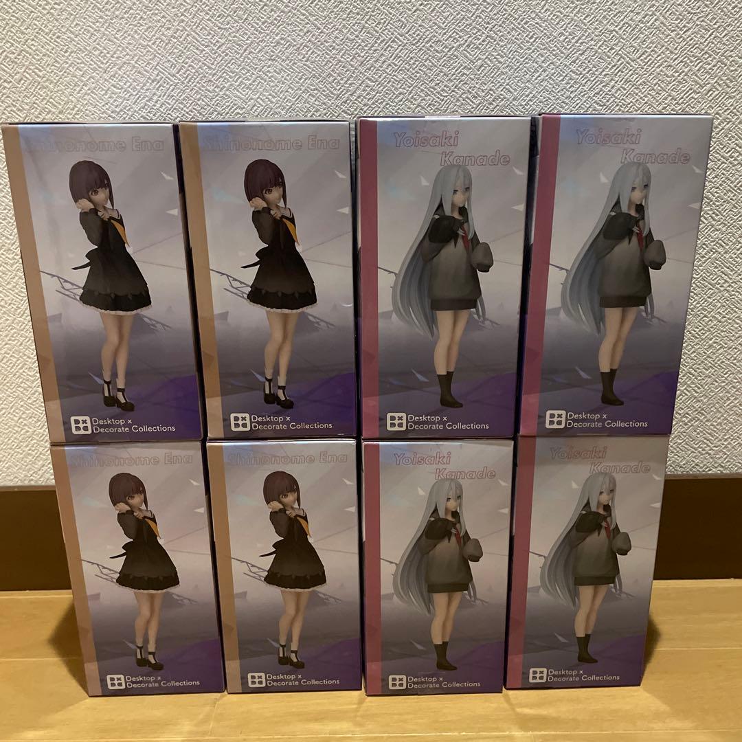 プロジェクトセカイ　東雲絵名×4 宵崎奏×4 フィギュア8体セット