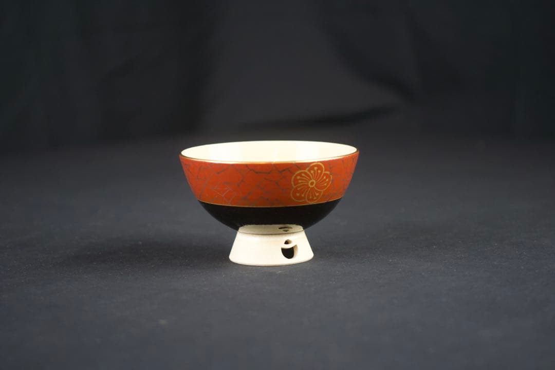 清閑寺窯 杉田祥平 造 色絵仁清十二ヶ月絵変 数茶碗 12客 共箱