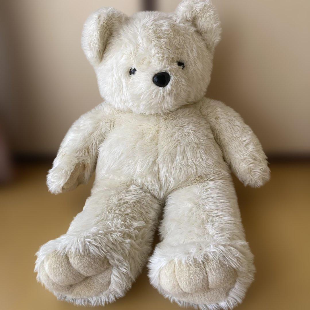 ホワイトクマ型ぬいぐるみ 座高約60cm