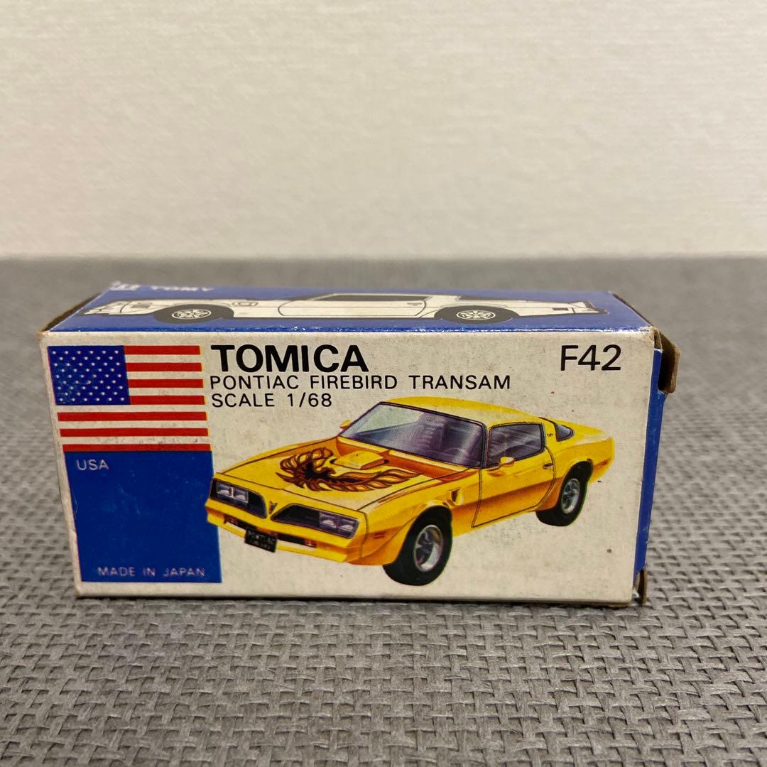 トミカ 日本製 ポンティアック ファイアーバード トランザム 青箱 パトカー