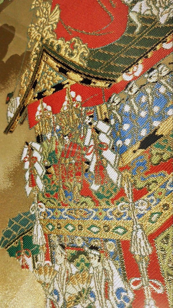 川島織物　祇園祭　美術織物　額装　京都　紋織額