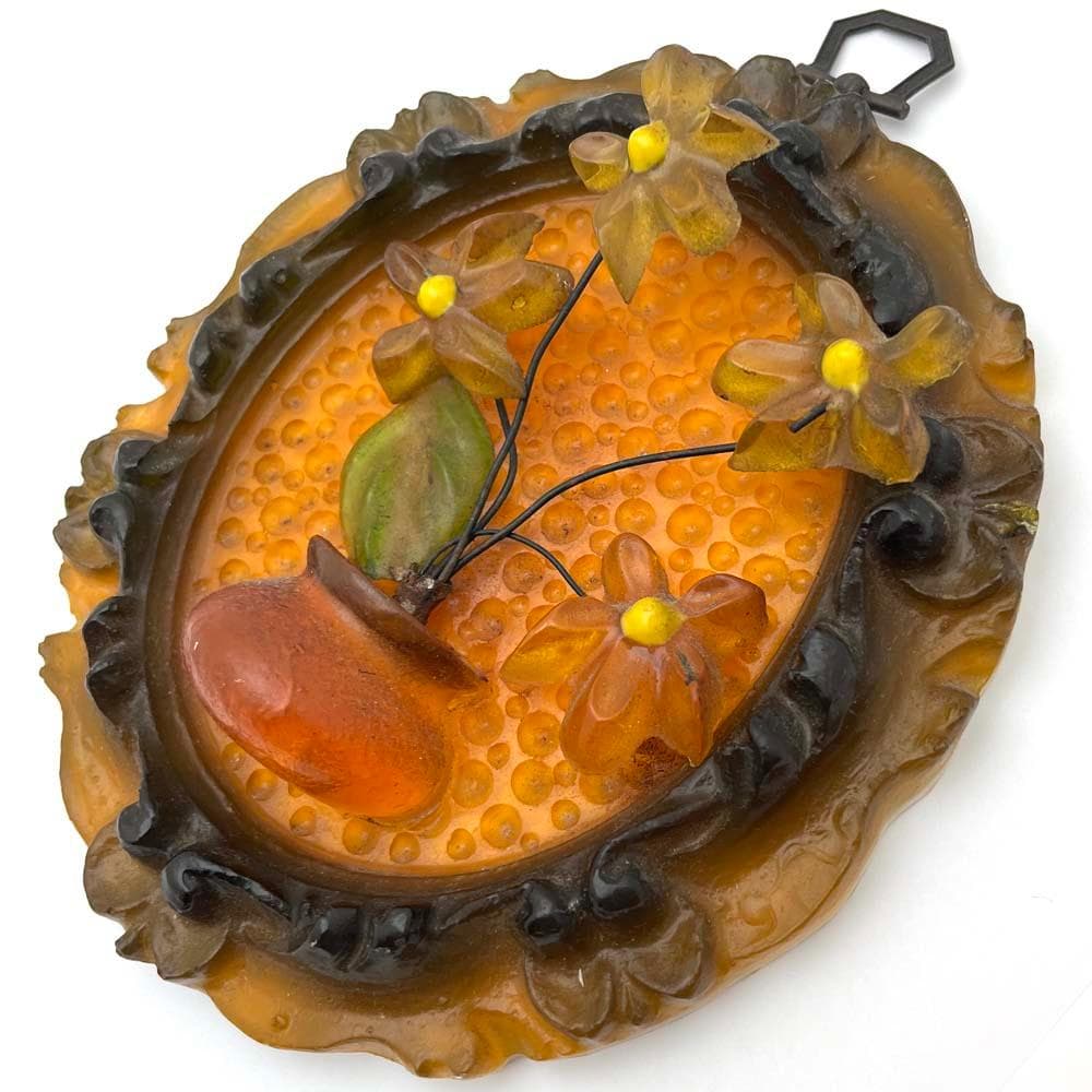 60sヴィンテージ ルーサイトウォールデコ/vintage昭和レトロ50s70s