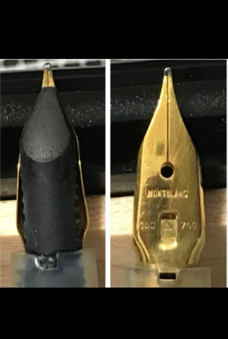 【極美品】モンブランNo14 万年筆1960s ペン先18c 750 希少