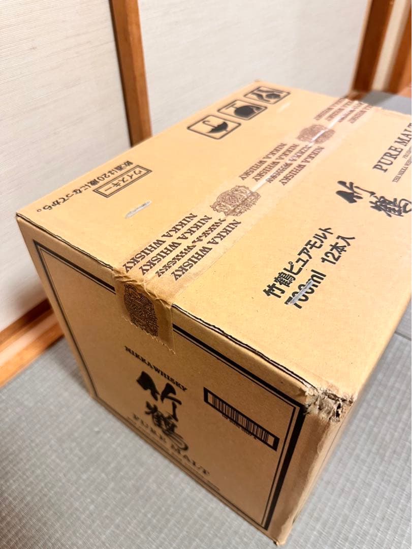 竹鶴ピュアモルト24本入り　旧ラベル