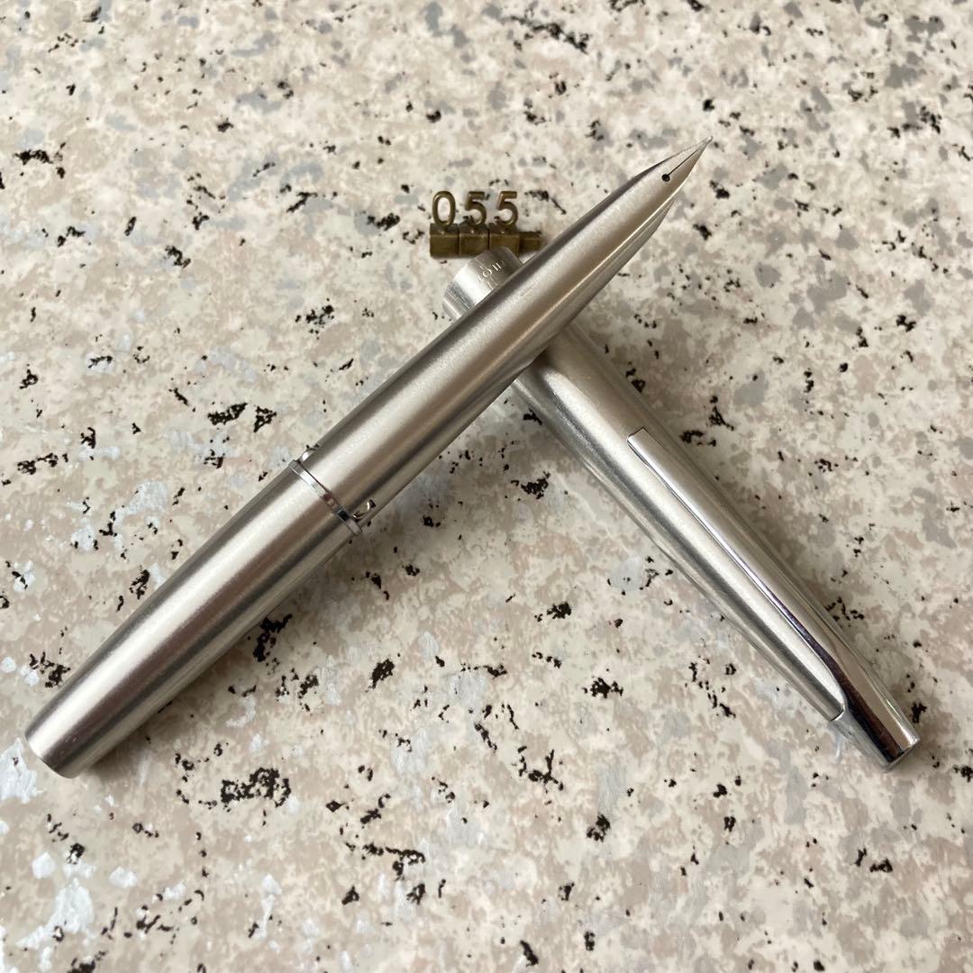 #055 オーバーホール済み 万年筆 レア パイロット PILOT μ ミュー