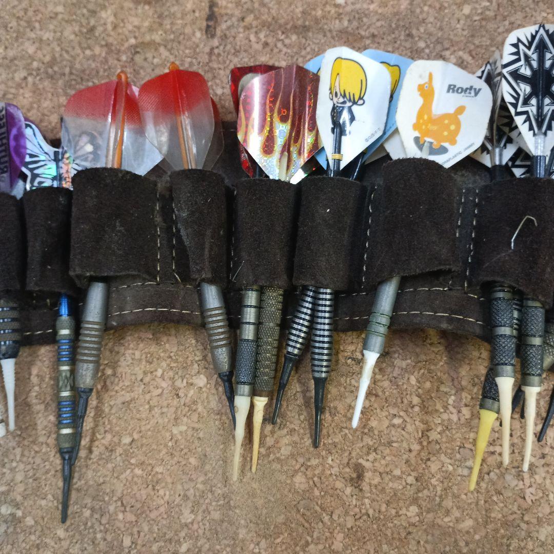 黄*読様 ３５９６）ダーツの矢 約８０本　大量まとめ／フライト シャフト バレル