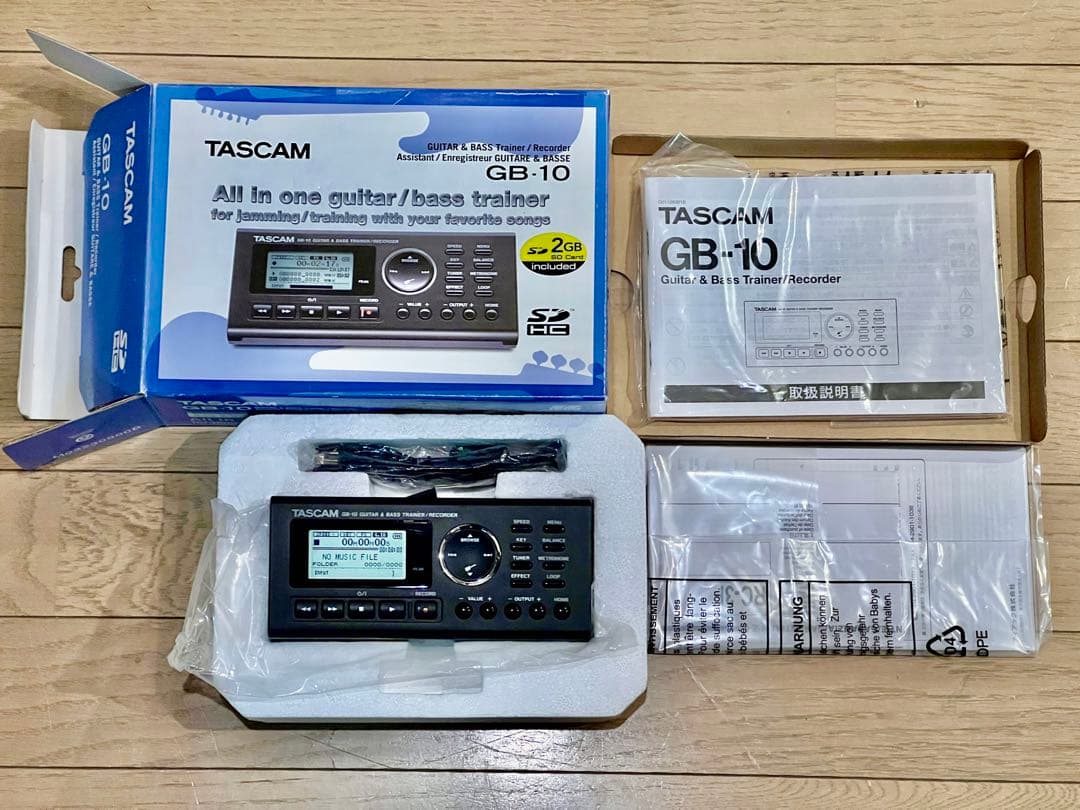 美品TASCAM ギター&ベース用 トレーナー、レコーダー　GB-10