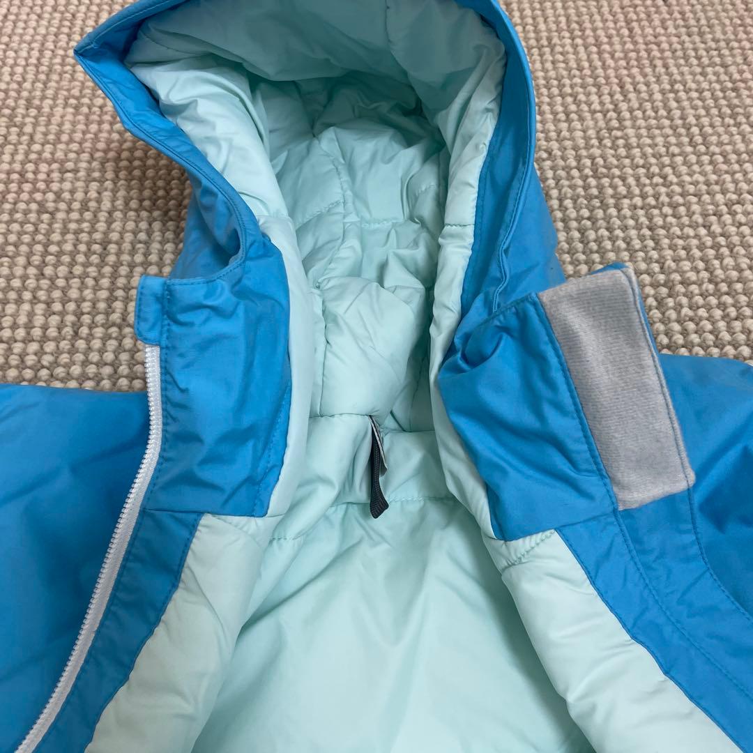 美品 モンベル 子供用 スキーウェア セット　上130 下140記名なし