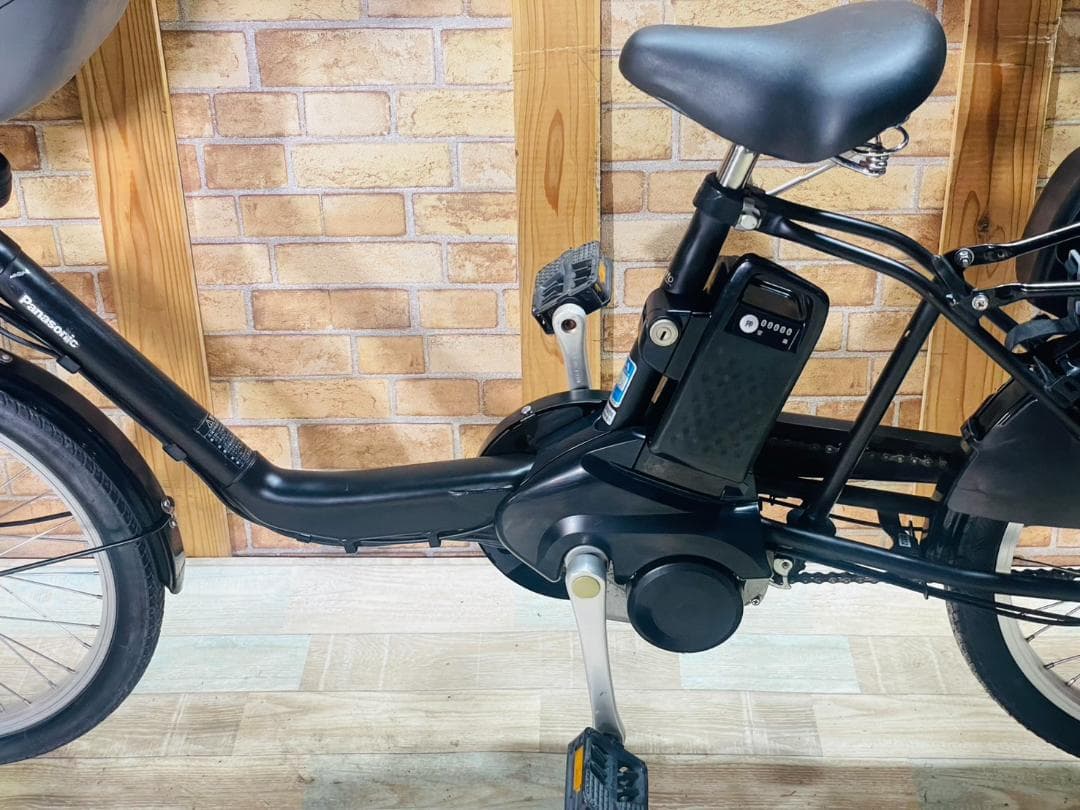 マットブラック 2018 パナソニック 子供乗せ電動アシスト自転車 H3332