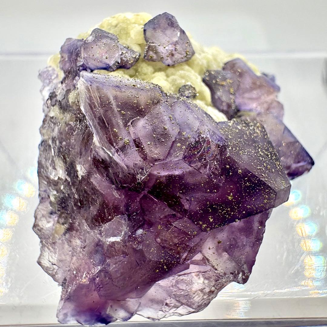 544 中国 内モンゴル産 フローライト&パイライト