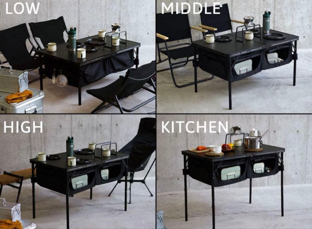 DoD グッドラックテーブル 黒