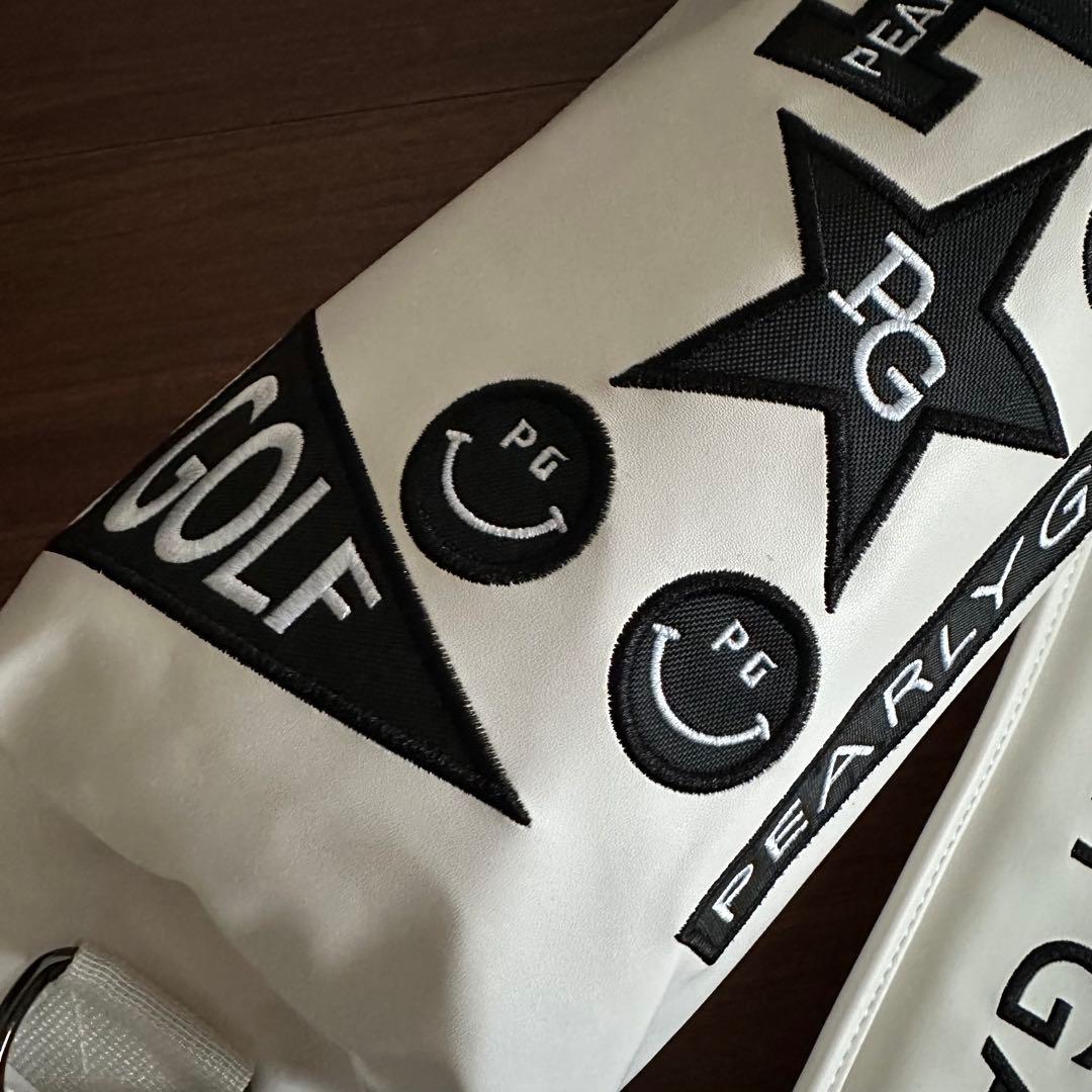 未使用 PEARLY GATES パーリーゲイツ セルフスタンドバッグ ホワイト